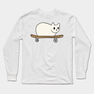 cat skating Long Sleeve T-Shirt